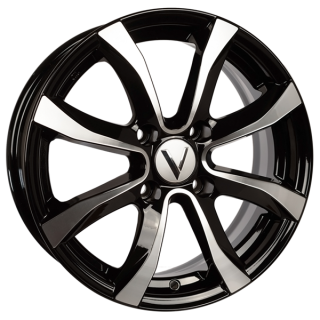 Диск литой Вектор K110 15x6.0J/4x114.3 D67.1 ET40 алмаз черный