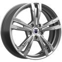 Диск литой КиК Karrera Light 18x7.0J/5x114.3 D66.1 ET40 брайт дарк платинум