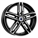 Диск литой КиК Sayan 16x6.0J/5x114.3 D67.1 ET50 алмаз черный