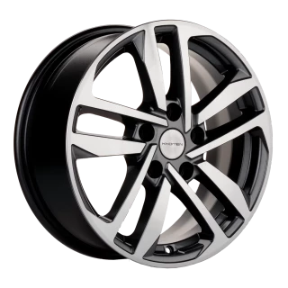 Диск литой Khomen Wheels KHW1612 (ZV_16 Mazda 3/ix35) 16x6.5J/5x114.3 D67.1 ET45 Gray-FP