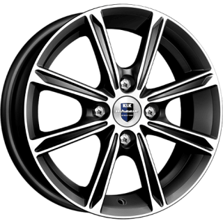 Диск литой КиК Флэш 14x5.0J/4x98 D58.5 ET35 Алмаз-черный