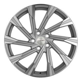 Диск литой Khomen Wheels 1901 19x7.5J/5x114.3 D67.1 ET45 Brilliant Silver-FP