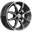 Диск литой iFree Майами лайт 14x5.5J/4x98 D58.5 ET35 блэк джек для DATSUN On-Do