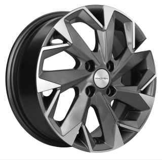 Диск литой Khomen Wheels 1508 15x6.0J/4x100 D60.1 ET50 Gray-FP