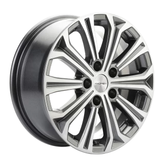 Диск литой Khomen Wheels KHW1610 (Optima) 16x6.5J/5x114.3 D67.1 ET41 Gray-FP