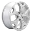 Диск литой Khomen Wheels KHW1710 (Chery tigo 7pro) 17x6.5J/5x110 D60.1 ET33 F-Silver