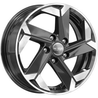 Диск литой КиК КС979 16x6.0J/5x114.3 D67.1 ET43 алмаз чёрный