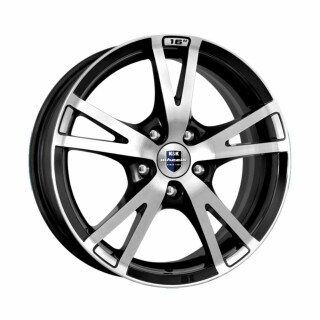 Диск литой КиК Вольт 16x6.5J/5x114.3 D66.1 ET40 алмаз черный