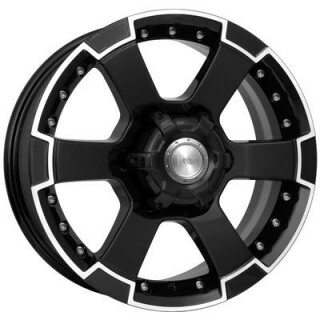 Диск литой КиК М56 16x7.0J/6x139.7 D92.5 ET38 алмаз черный