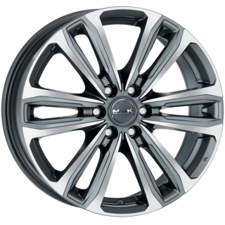 Диск литой MAK Safari 6 17x7.5J/6x139.7 D92.3 ET48 Gunmetal Mirror Face5