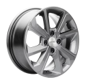 Диск литой Khomen Wheels 1501 15x6.0J/4x100 D60.1 ET50 Gray
