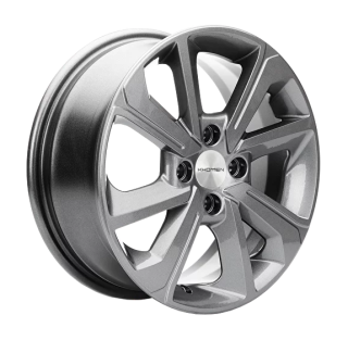 Диск литой Khomen Wheels 1501 15x6.0J/4x100 D60.1 ET50 Gray
