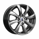 Диск литой КиК Бриз-оригинал KC611 15x6.0J/4x100 D60.1 ET50 дарк платинум