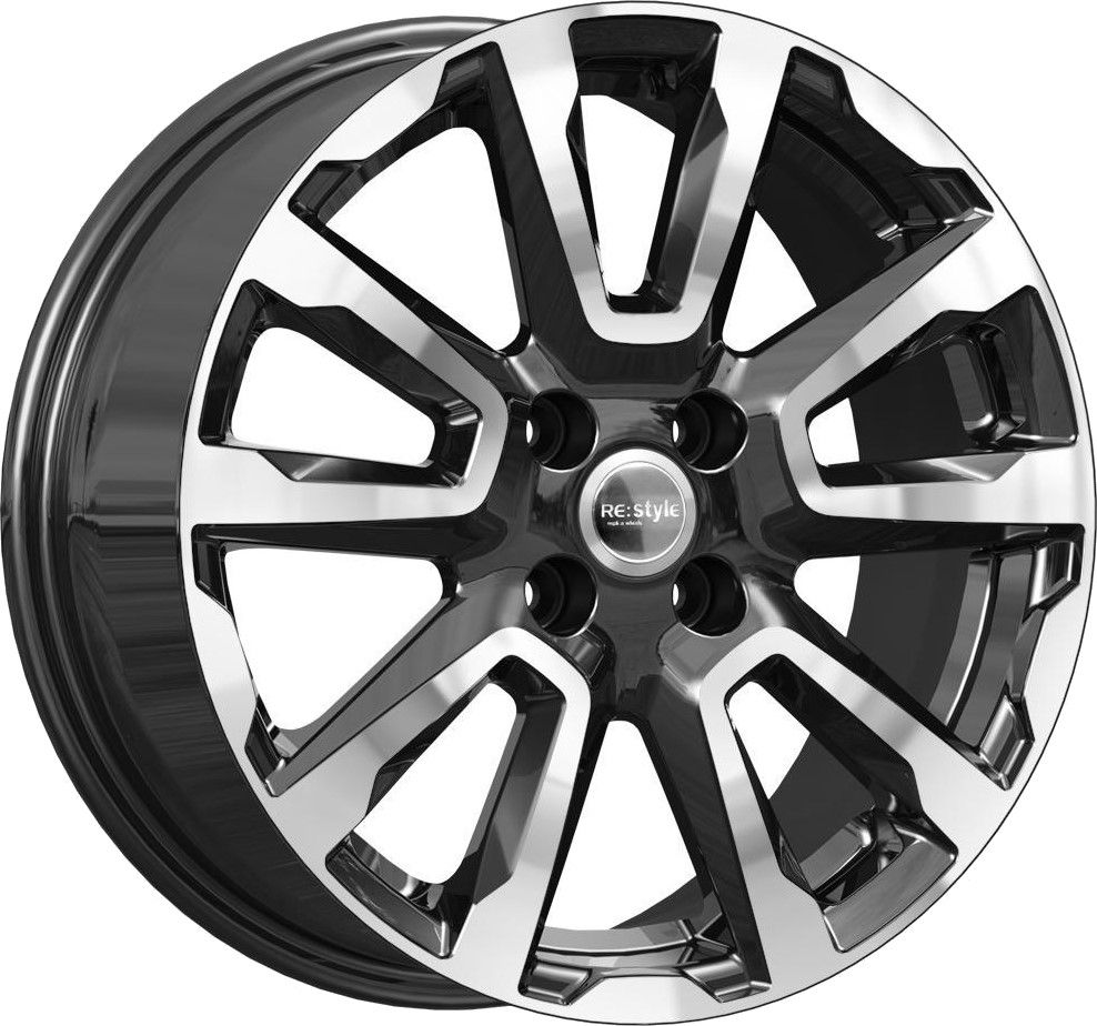 Купить диски КиК KC1026 16x6.5J/4x100 D60.1 ET45 алмаз черный в Челябинске