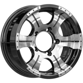 Диск литой КиК Байконур 15x7.0J/5x139.7 D110.1 ET20 алмаз черный