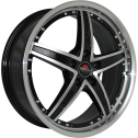 Диск литой Yokatta Model-55 19x8.0J/5x112 D66.6 ET47 BKFPL
