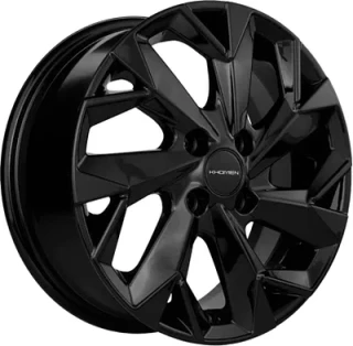 Диск литой Khomen Wheels KHW1508 (Vesta) 15x6.0J/4x100 D60.1 ET50 Black