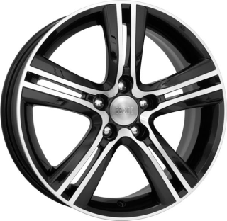 Диск литой КиК Борелли 16x6.5J/5x114.3 D60.1 ET45 Алмаз-черный