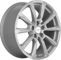 Диск литой Khomen Wheels KHW1808 (Tugella/Jaguar XF/F-Pace) 18x7.5J/5x108 D63.4 ET46 F-Silver
