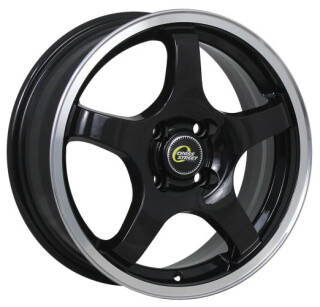 Диск литой CrossStreet CR-14 14x5.5J/4x100 D54.1 ET46 BKPL