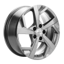 Диск литой Khomen Wheels KHW1712 (A4) 17x7.0J/5x112 D66.6 ET46 G-Silver