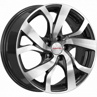 Диск литой КиК Палермо 15x6.0J/5x112 D57.1 ET43 алмаз черный