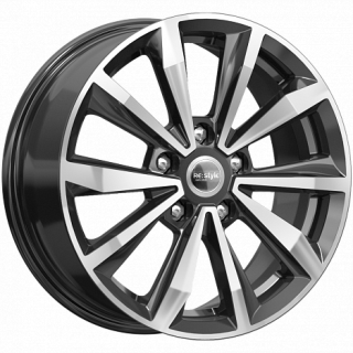Диск литой КиК КС974 16x6.5J/5x112 D57.1 ET46 алмаз черный