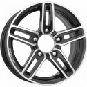 Диск литой КиК Дон алмаз черный 16x6.5J/5x139.7 D98 ET40 для CHEVROLET Niva