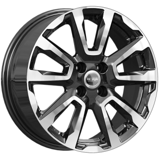 Диск литой КиК КС1026 16x6.5J/4x100 D60.1 ET50 алмаз чёрный