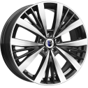 Диск литой КиК Марвел 19x7.5J/5x114.3 D66.6 ET34 алмаз чёрный