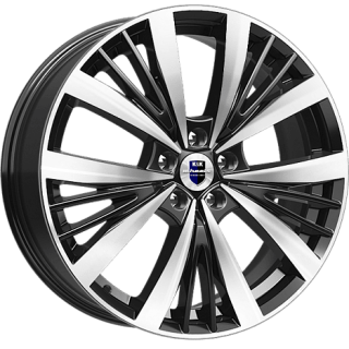 Диск литой КиК Марвел 19x7.5J/5x114.3 D64.1 ET50 алмаз чёрный