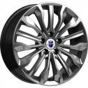 Диск литой КиК Атакама (КС756) 17x6.5J/5x108 D63.3 ET50 ДАРК ПЛАТИНУМ