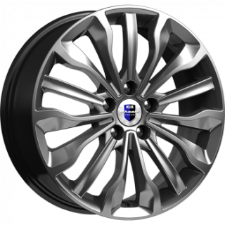 Диск литой КиК Атакама (КС756) 17x6.5J/5x108 D63.3 ET50 ДАРК ПЛАТИНУМ