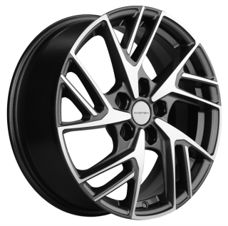 Диск литой Khomen Wheels 1722 17x6.5J/5x108 D60.1 ET33 Gray-FP