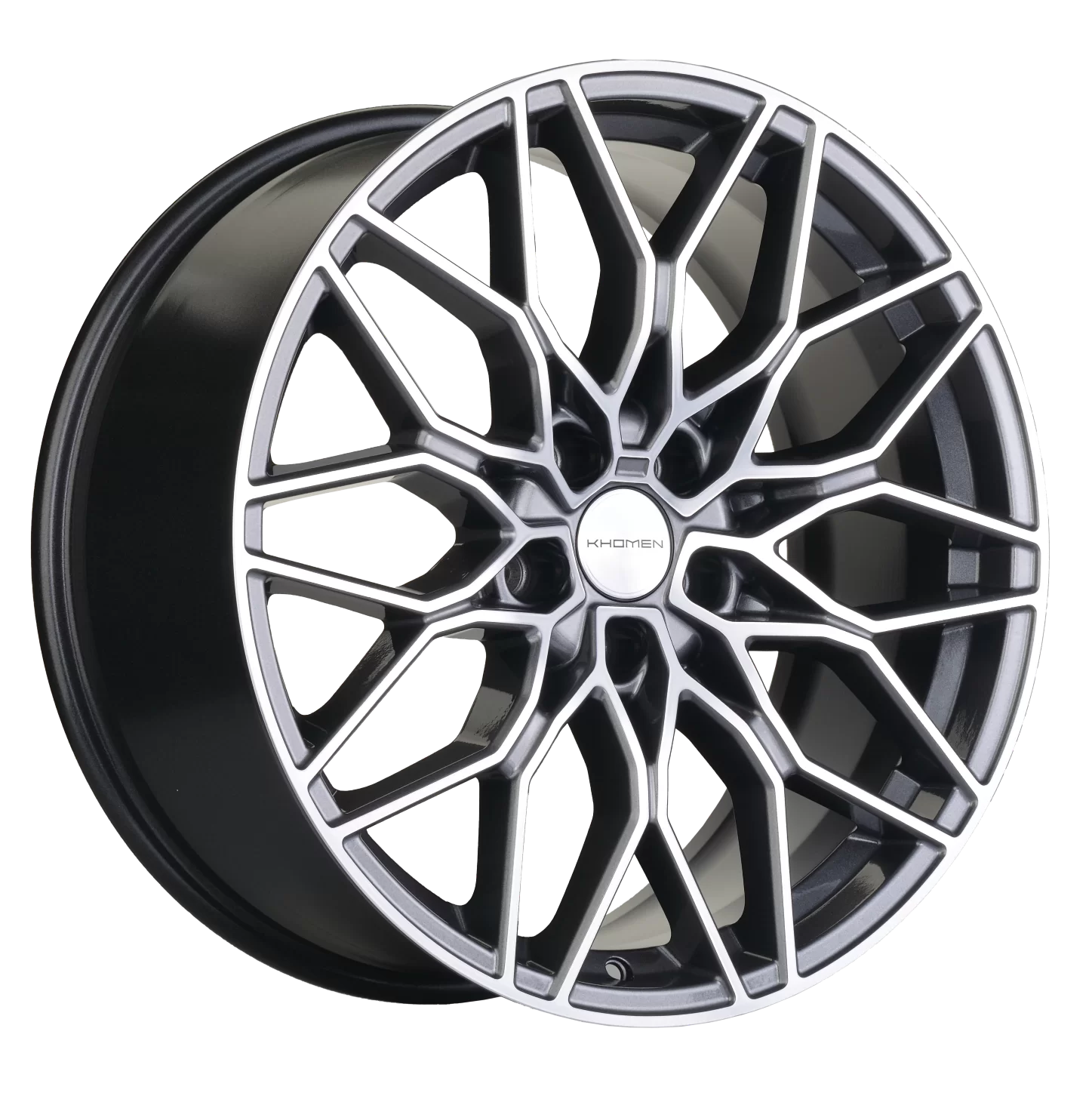 Купить диски Khomen Wheels KHW1902 (RX/NX) 19x8.5J/5x114.3 D60.1 ET30  Gray-FP в Перми