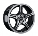Диск литой LS Wheels LS319 15x6.5J/5x100 D57.1 ET38 BKF