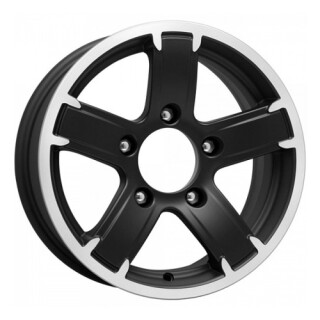 Диск литой КиК Ангара 15x6.5J/5x139.7 D108.1 ET15 Алмаз-черный