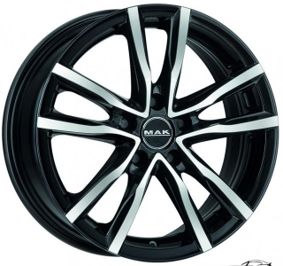 Диск литой MAK Milano 18x7.0J/5x114.3 D76.1 ET45 Black mirror