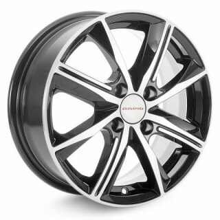 Диск литой RAPID Арнар 15x6.0J/4x100 D54.1 ET46 алмаз_черный_sk