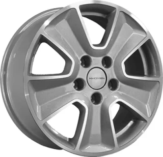 Диск литой Khomen Wheels KHW1601 (Sonata) 16x6.5J/5x114.3 D67.1 ET43 F-Silver-FP