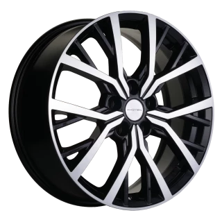 Диск литой Khomen Wheels KHW1806 (Chery Tiggo 3/Tiggo 3 Pro) 18x7.0J/5x108 D60.1 ET45 Black-FP