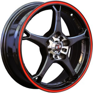 Диск литой Alcasta M11 16x6.5J/5x100 D56.1 ET48 BKRS