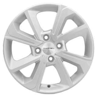 Диск литой Khomen Wheels 1501 15x6.0J/4x100 D54.1 ET48 F-Silver
