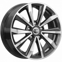 Диск литой КиК KC974 16x6.5J/5x112 D57.1 ET43 алмаз черный для VOLKSWAGEN Caddy