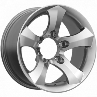 Диск литой КиК Айсберг (КС662) 16x8.0J/5x139.7 D110.1 ET-20 ДАРК ПЛАТИНУМ