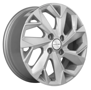 Диск литой Khomen Wheels KHW1402 (Alsvin/Getz/i20) 14x5.5J/4x100 D54.1 ET46 F-Silver