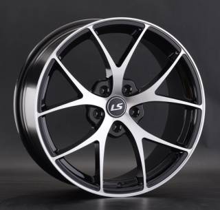 Диск литой LS Wheels LS 845 18x8.5J/5x114.3 D67.1 ET35 BKF