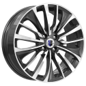 Диск литой КиК Flanker 17x6.5J/5x114.3 D64.1 ET40 алмаз чёрный