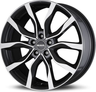 Диск литой MAK Highlands 18x8.0J/5x108 D63.3 ET45 Black mirror