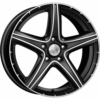 Диск литой КиК Барракуда алмаз черный 17x7.5J/5x114.3 D66.1 ET45